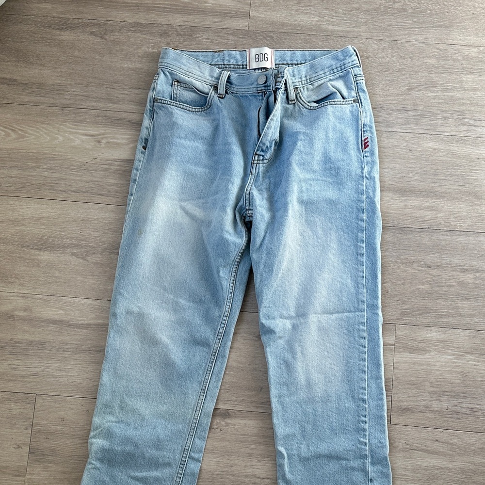 BDG Men's Light Blue Straight Jeans